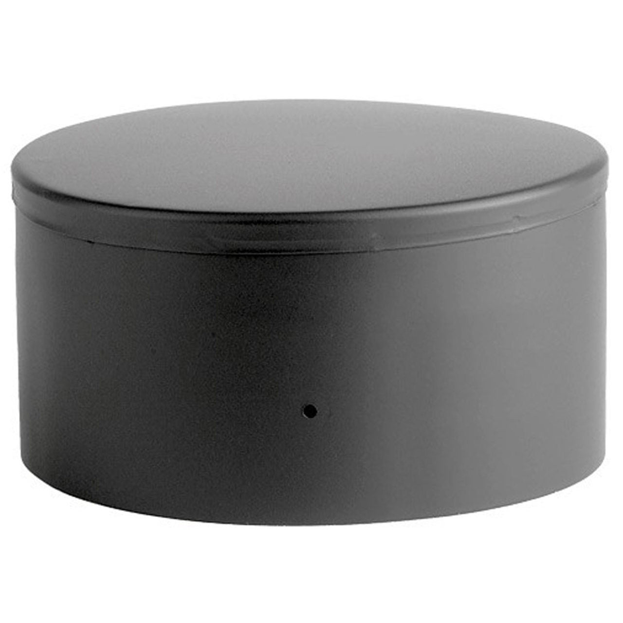 Heatfab 8" Black Single Wall 22 Gauge Steel Chimney Pipe Tee Cap