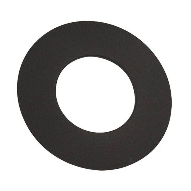 Heatfab 6" Black Single Wall 22 Gauge Steel Chimney Trim Collar