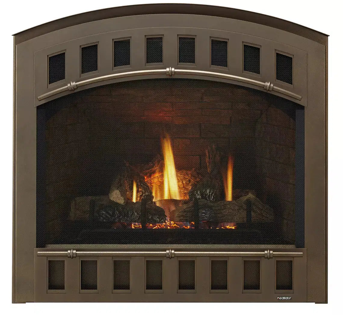 Heatilator 36 Weathered Traditional Brick Refractory Panels for Caliber  36 Gas Fireplace