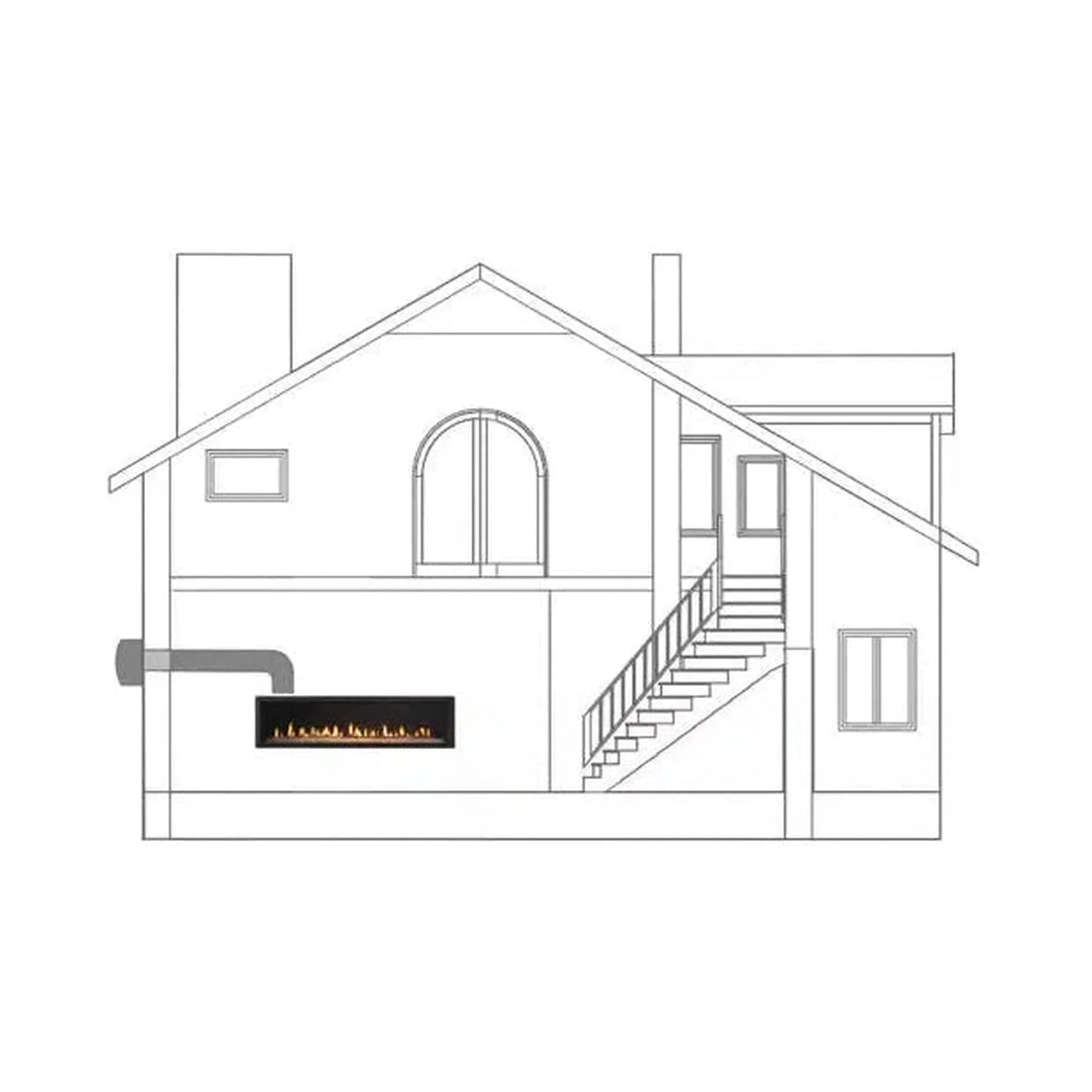Heatilator HEAT-OUT-GAS Heat Out Kit
