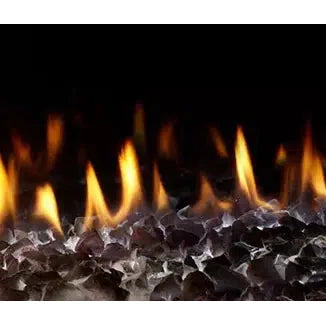 Heatilator Reflective Black Ceramic Glass Liner Kit for Crave See-Through Series Gas Fireplace