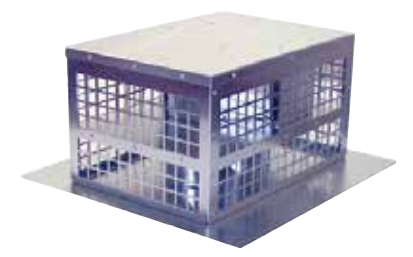 Homestyle CLP43U-1313 13" x 13" Stainless Steel Aluminum Fireplace