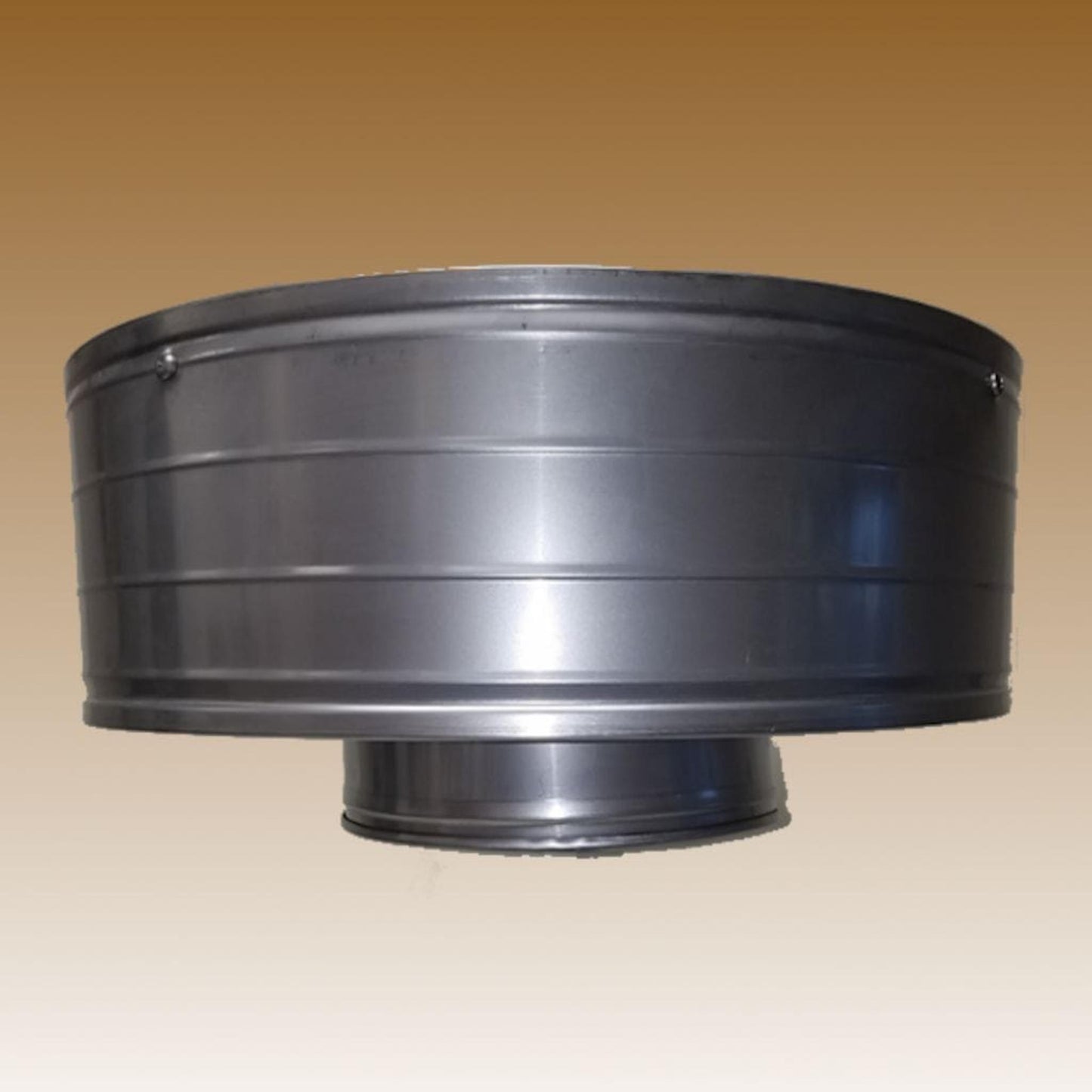 ICP StormShield 13"-17" Lid 3" Inner Diameter Stainless Steel Rain Chimney Cap