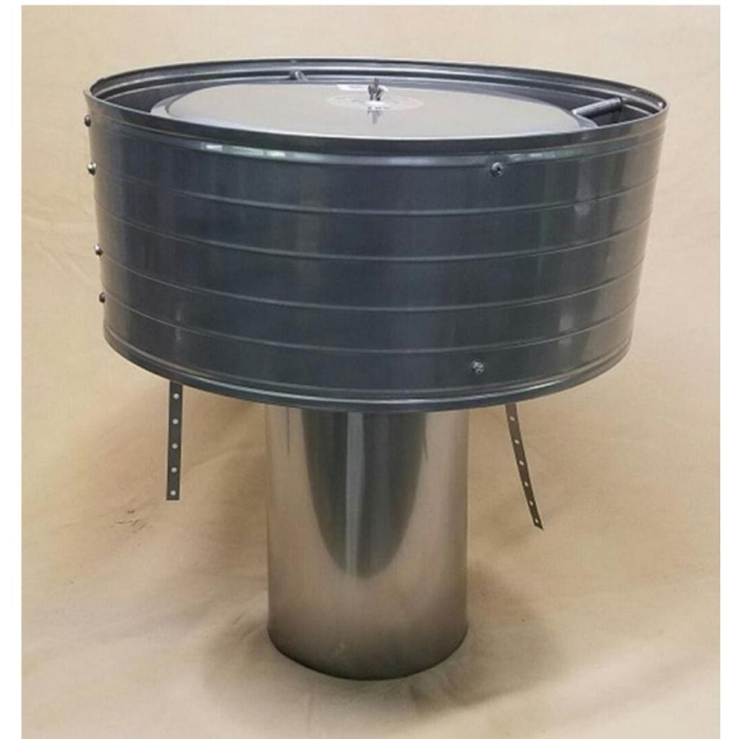 ICP StormShield Air Cooled Tallboy 13"-17" Lid 6" Inner Diameter Stainless Steel Rain Chimney Cap