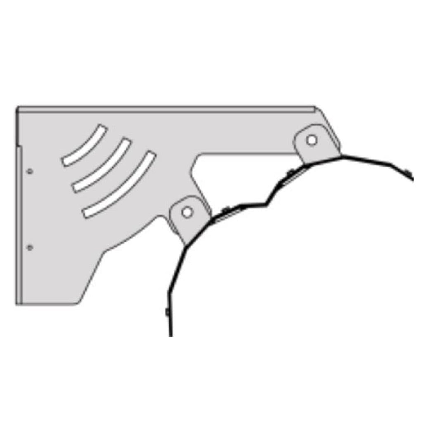 IR Energy ETSVWB12 Stainless Steel Non-Combustible Wall Mount Bracket Kit
