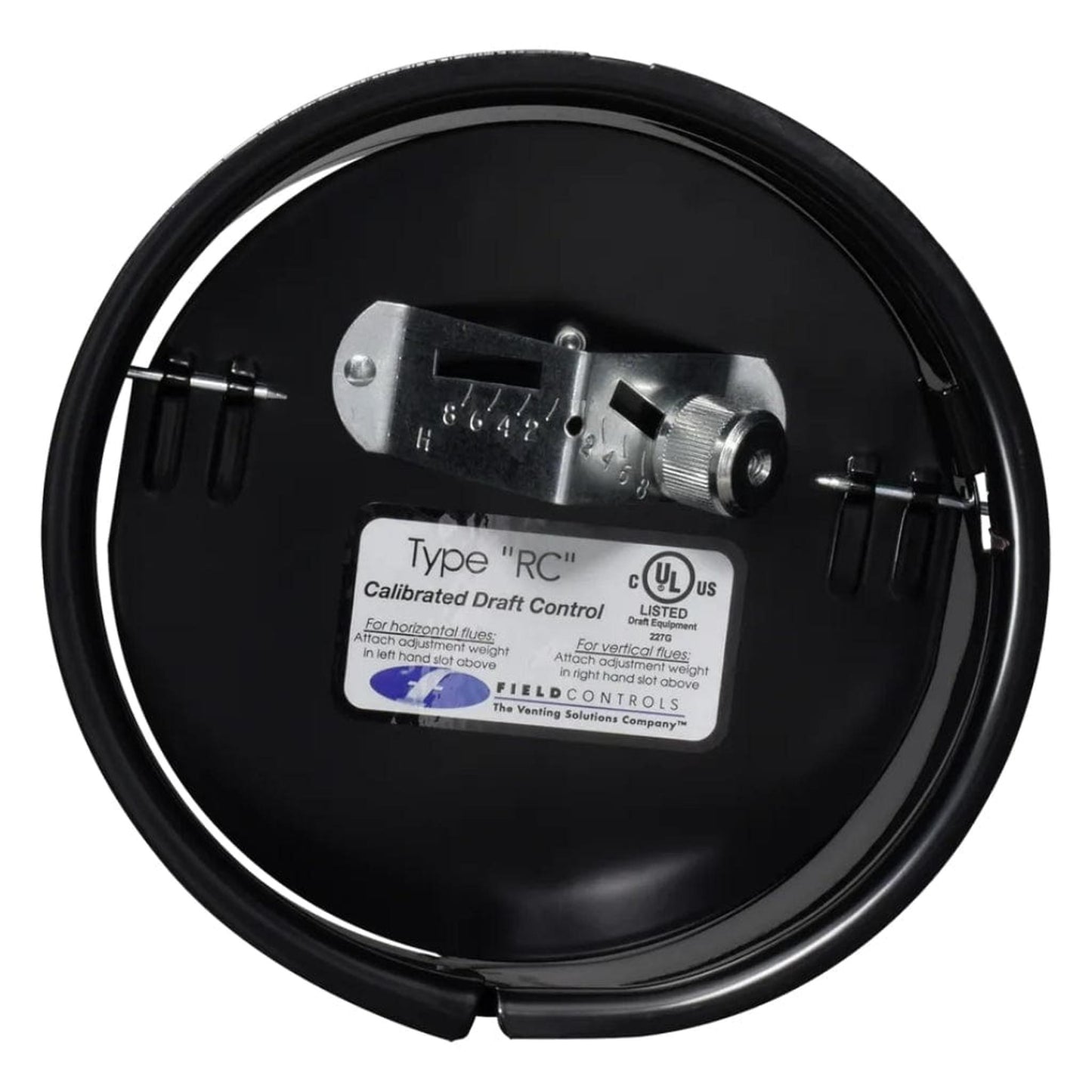 Imperial Black Matt Stove Pipe Barometric Draft Control Damper