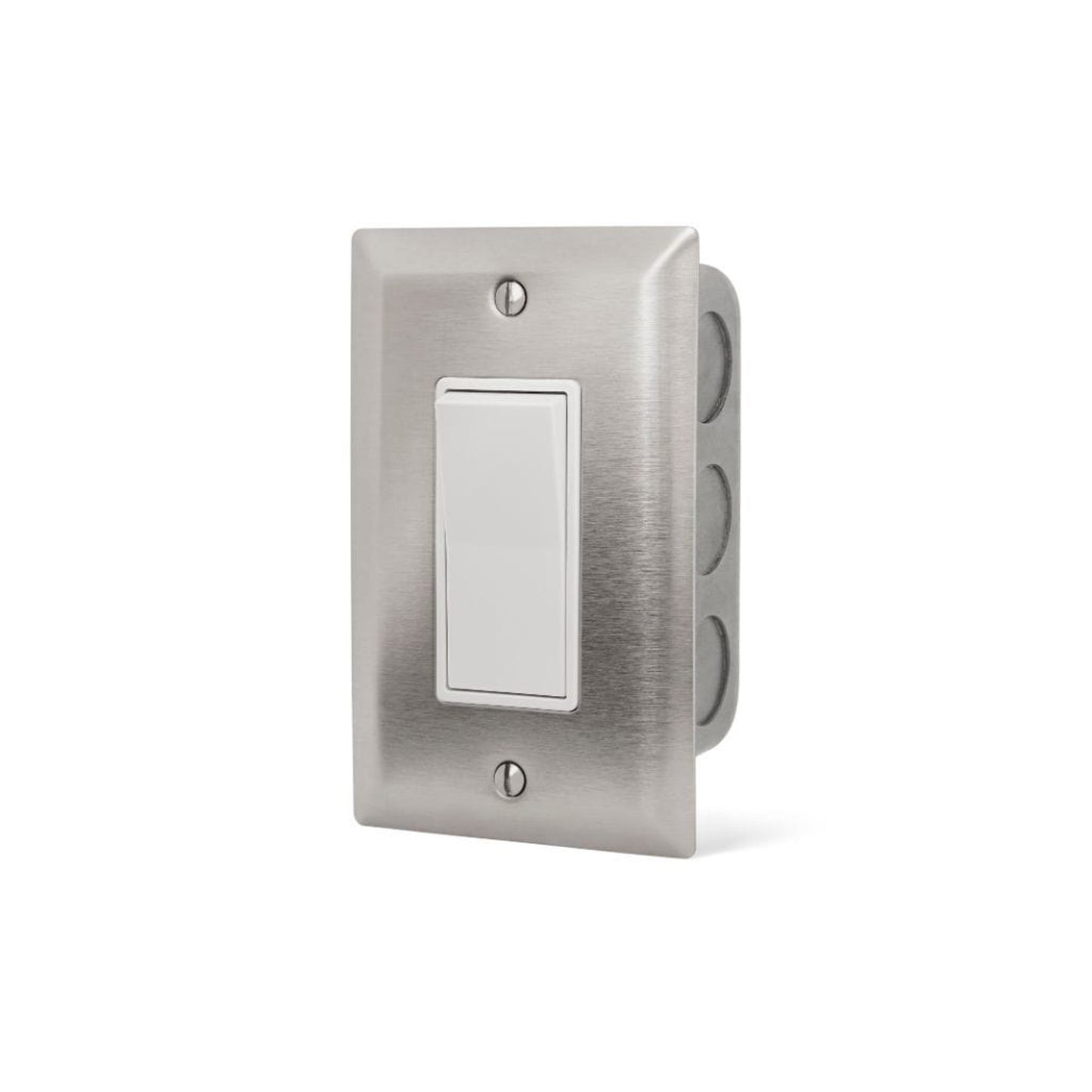 Infratech Comfort Simple On/Off Switch – Single SS Wall Plate w/ Gang Box