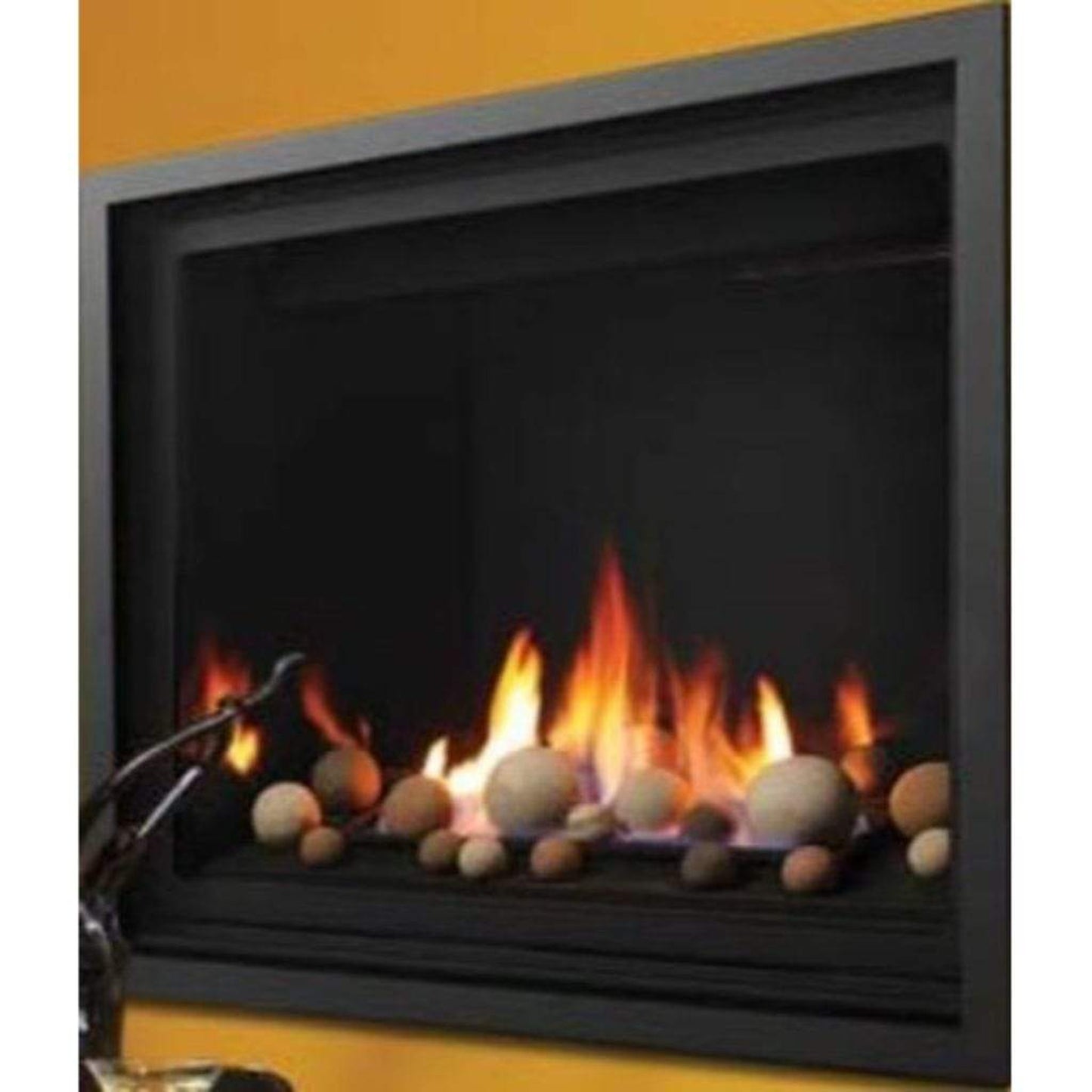Kingsman 40" x 35" Picture Frame Surround for Direct Vent/Vent Free Fireplace