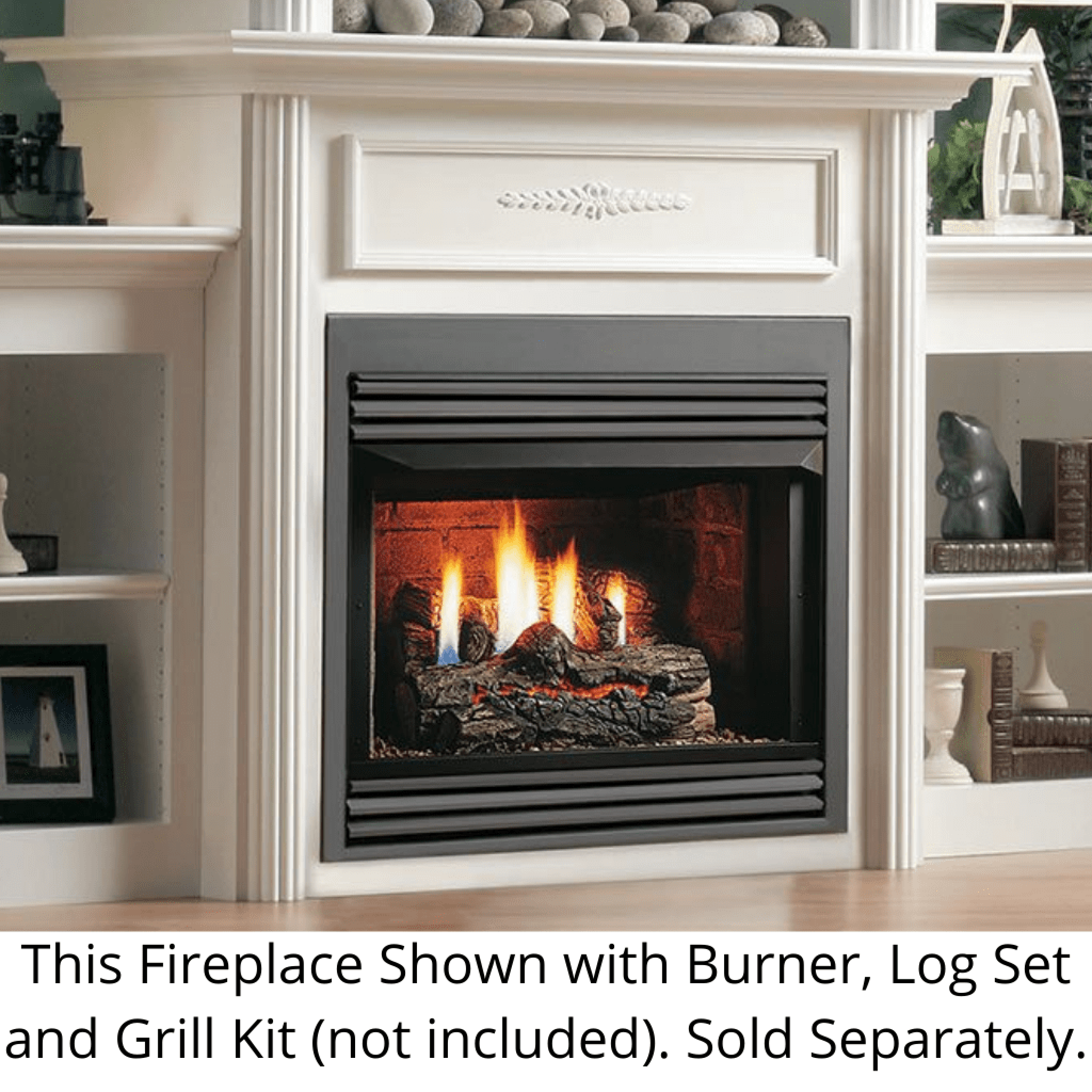 KINGSMAN 33 Zero Clearance Vent Free Gas Firebox | KINGSMAN ZVF33P – US  Fireplace Store