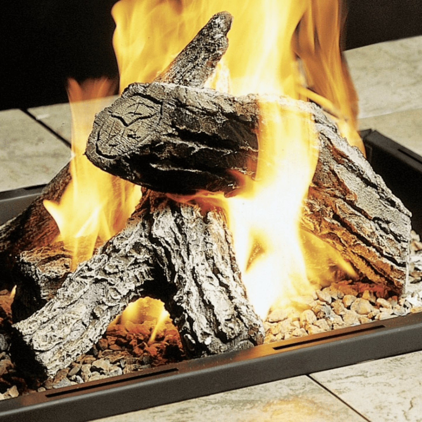Kingsman 4-Piece Cast Oak Log Set for FP2085/FP2785 Fire Pit