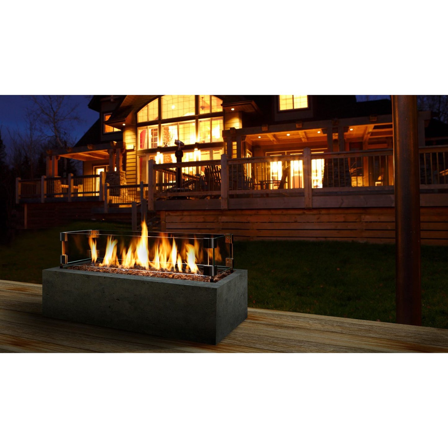 Kingsman Barbara Jean 24" Manual Control With Thermocouple, Propane Gas Outdoor Linear Burner