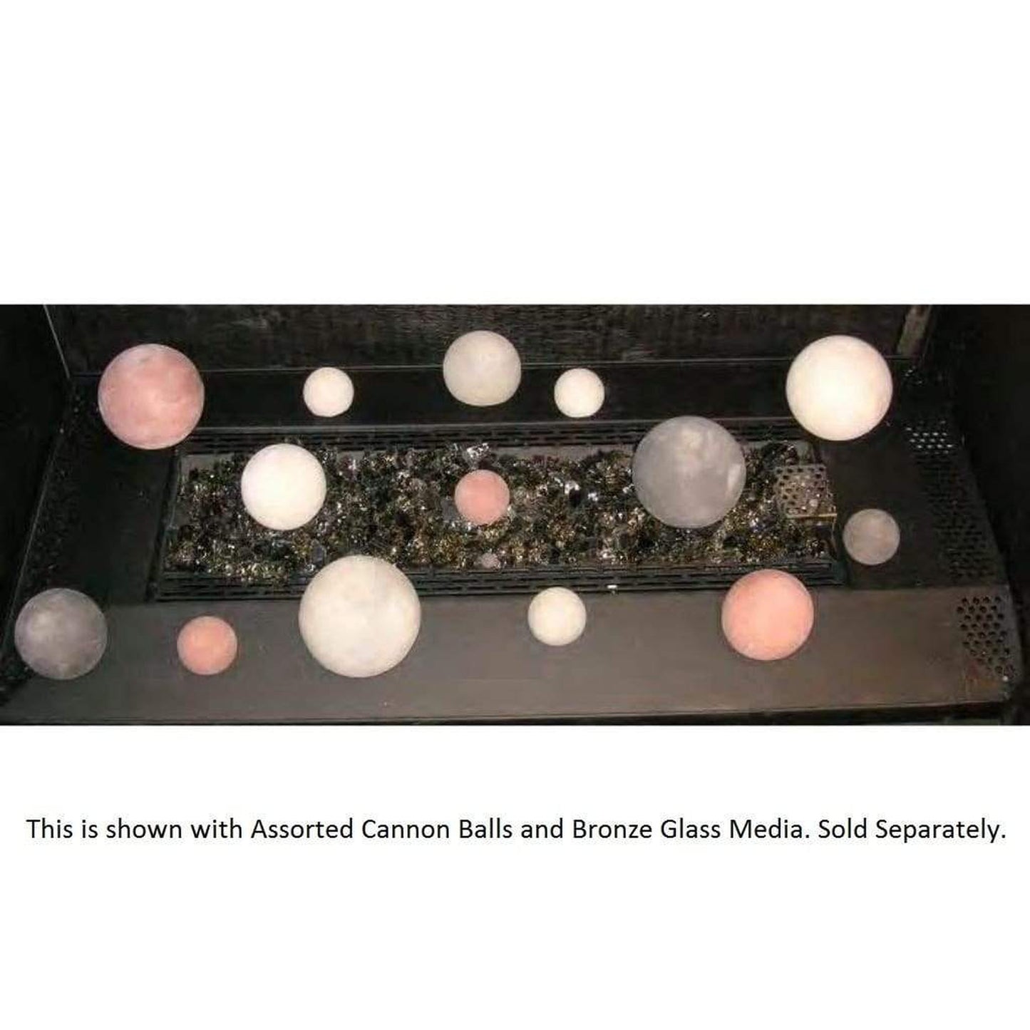 Kingsman Glass Tray for MCVST42 Direct Vent See Through Fireplace