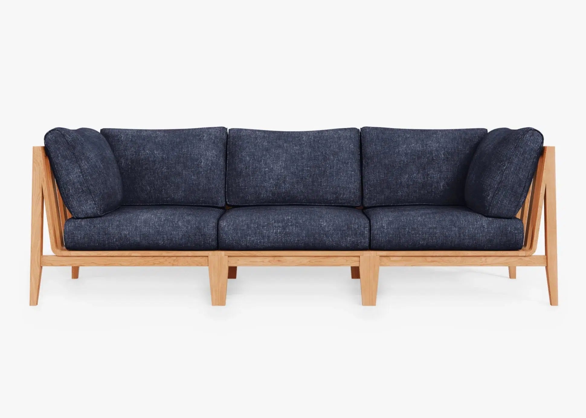 Navy 3 seater sofa hot sale