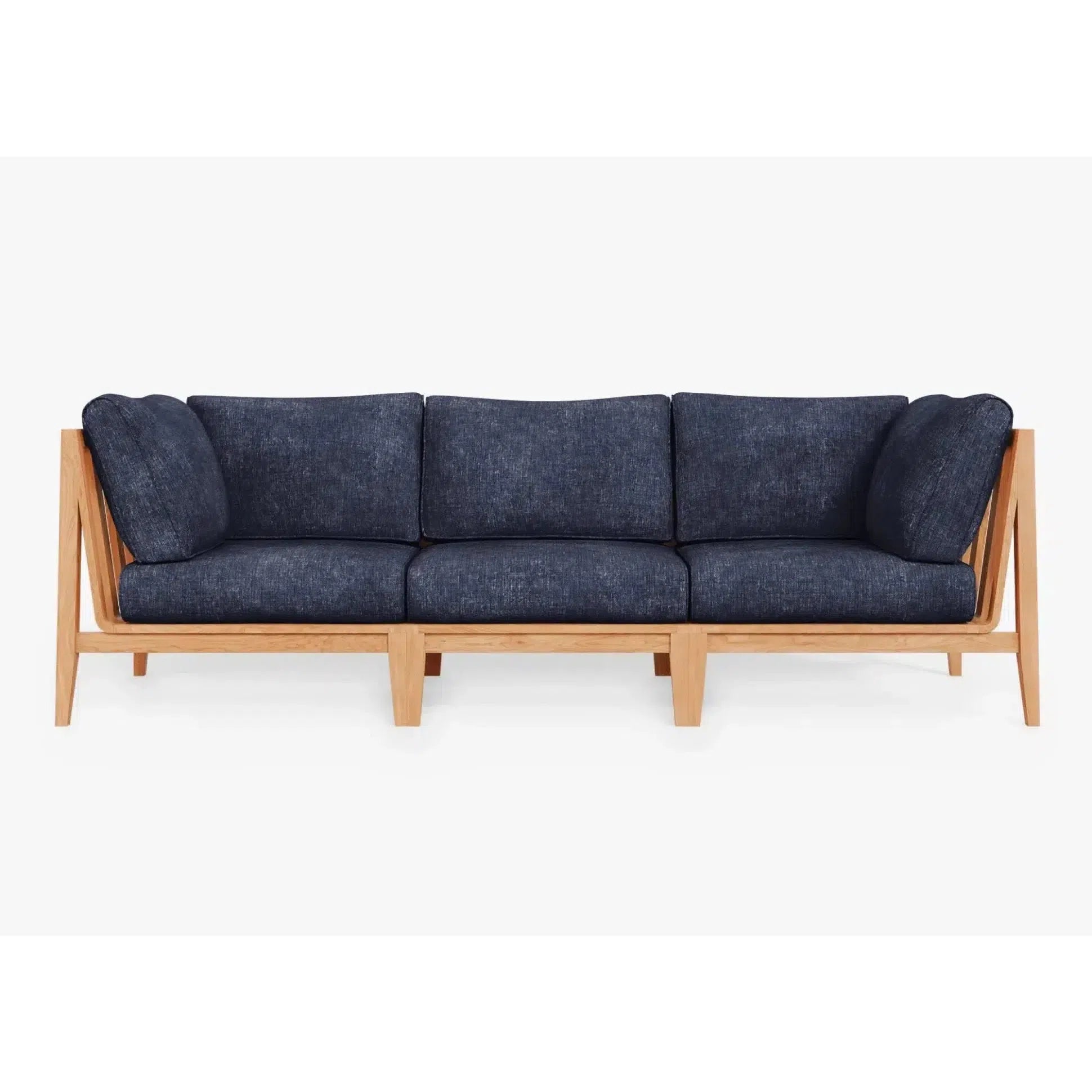 Navy 3 seater sofa hot sale