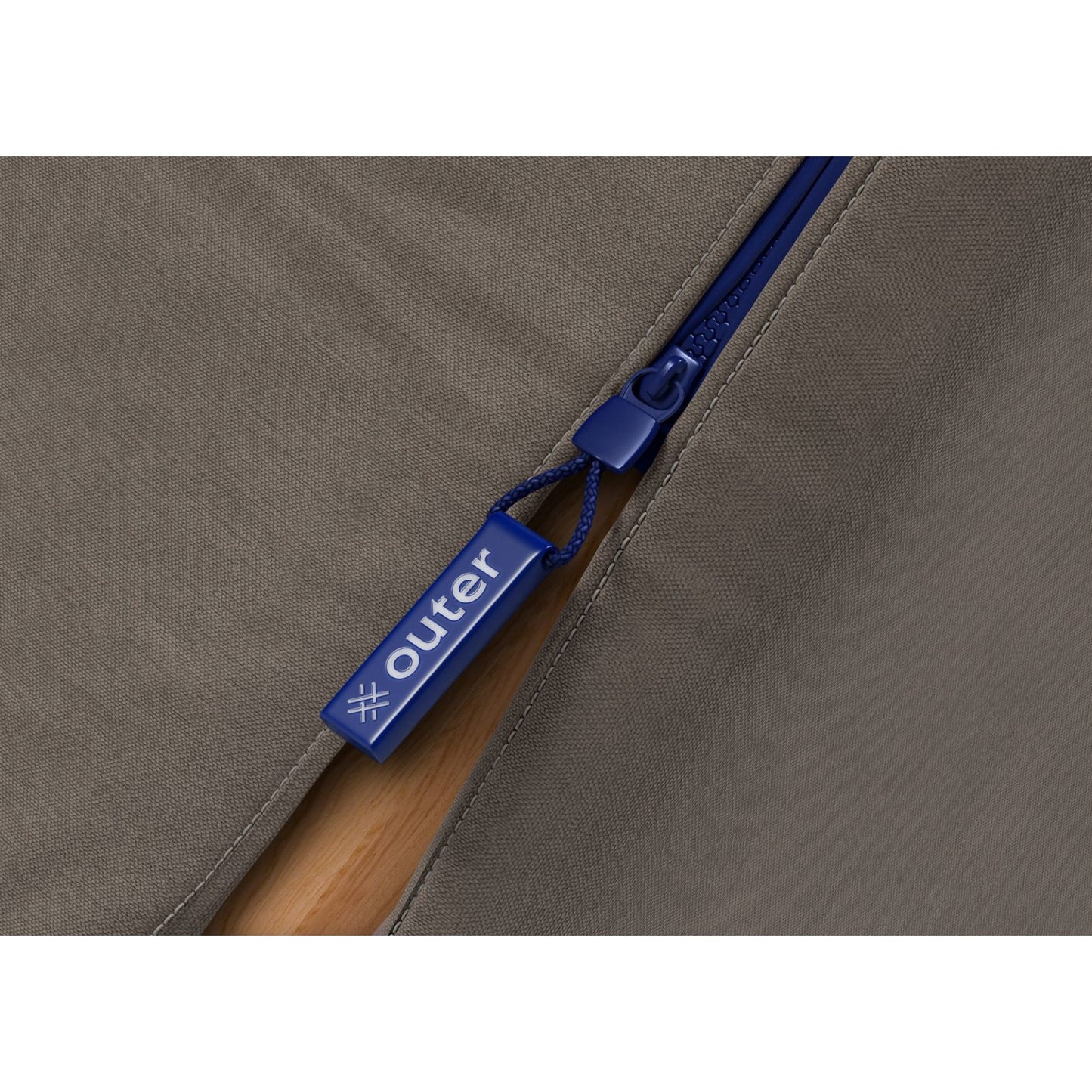 Live Outer Cover for Teak U Sectional 7-Seat