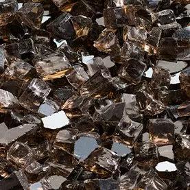 Majestic 10 Lbs. Smoked Embers Non-Reflective Crushed Glass Media for Meridian Modern Fireplace