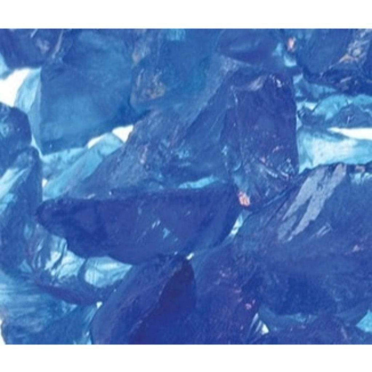 Majestic Cobalt Reflective Crushed Glass Media for Lanai 48" Outdoor Gas Fireplace