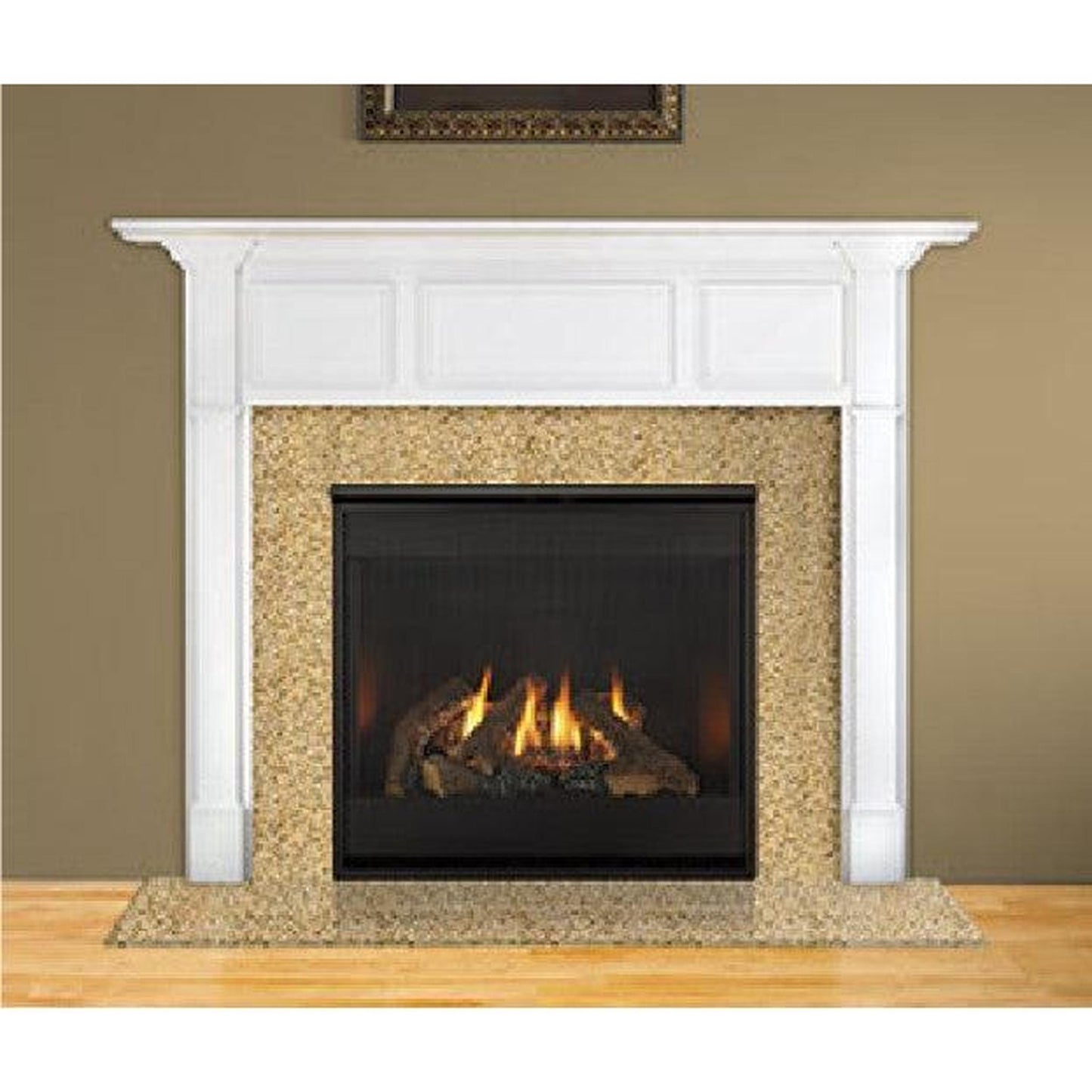Majestic DV3732 36" Traditional Top/Rear Direct Vent Natural Gas Fireplace With IntelliFire Ignition System
