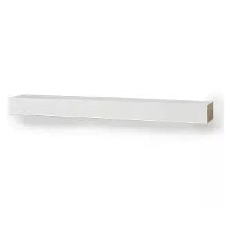 Majestic Design Series 60" White Modern Style Non-Combustible Mantel Shelf