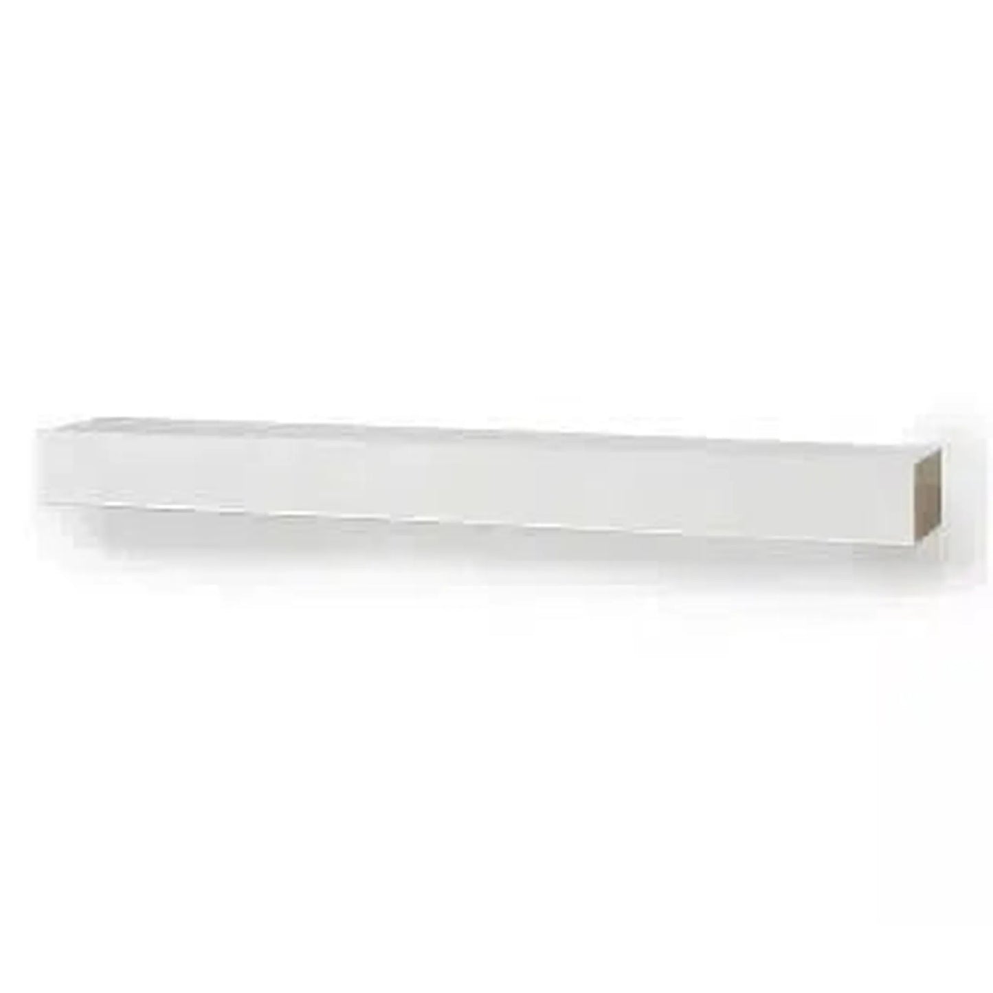 Majestic Design Series 72" White Modern Style Non-Combustible Mantel Shelf
