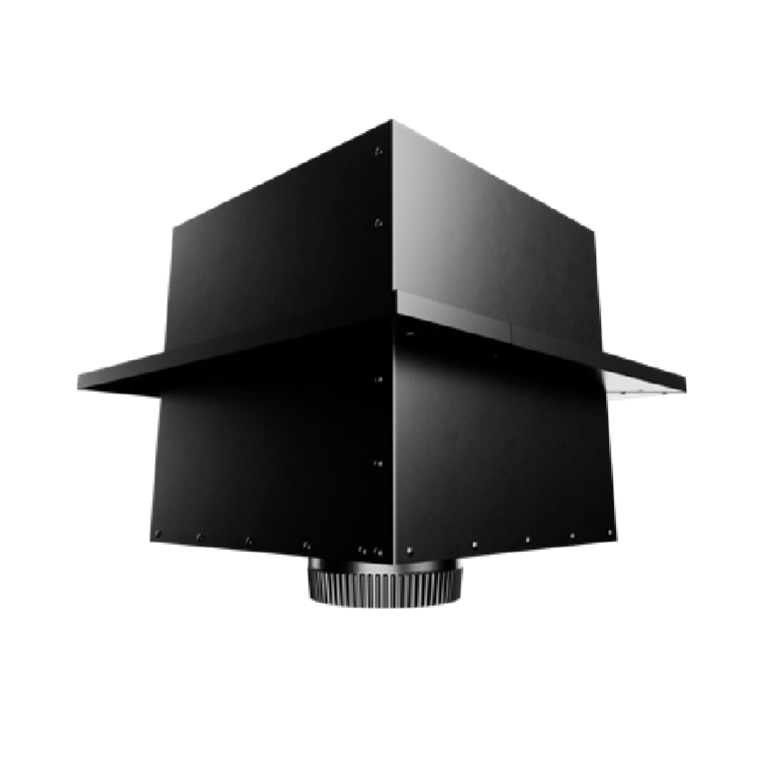 Majestic DuraTech 6" x 24" Black Square Ceiling Support Box