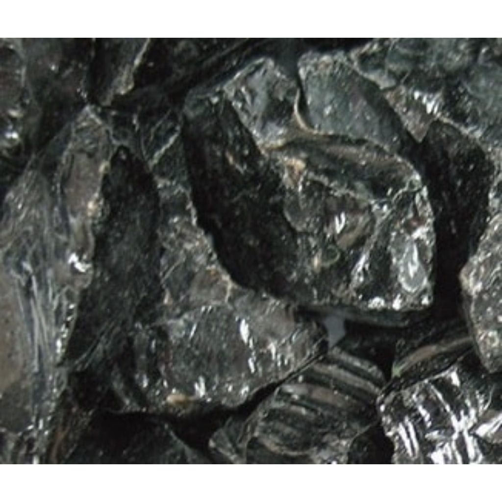 Majestic Ebony Non-Reflective Crushed Glass Media for Pier and See-Through Multi-Sided Gas Fireplaces