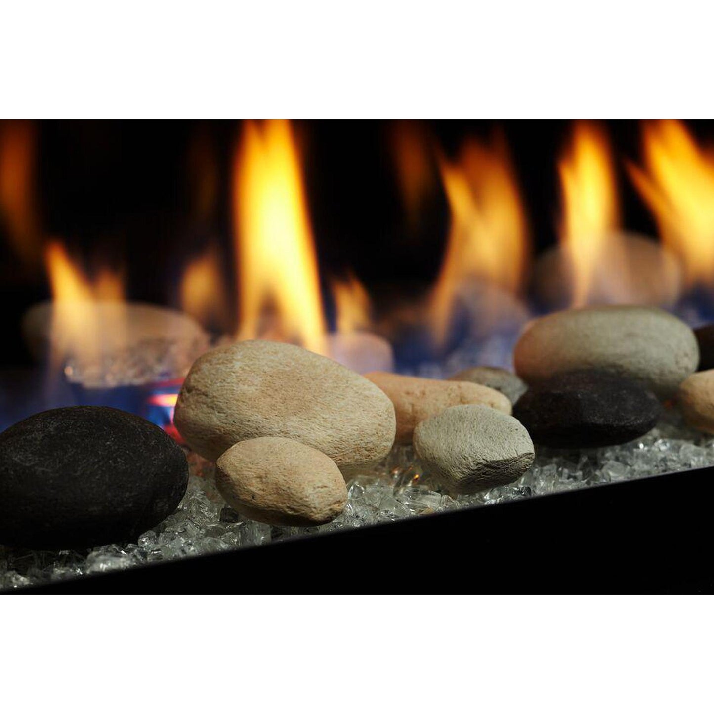 Majestic Jade 42" Linear Contemporary Direct Vent Natural Gas Fireplace With IntelliFire Touch Ignition System