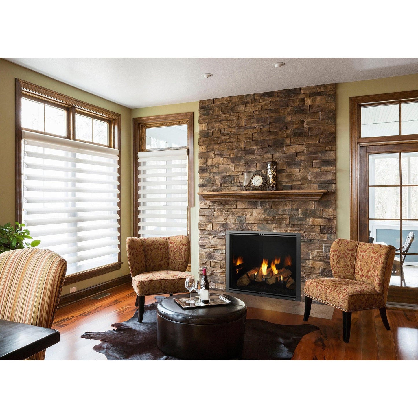 Majestic Marquis II 36" Traditional Direct Vent Natural Gas Fireplace With IntelliFire Touch Ignition System