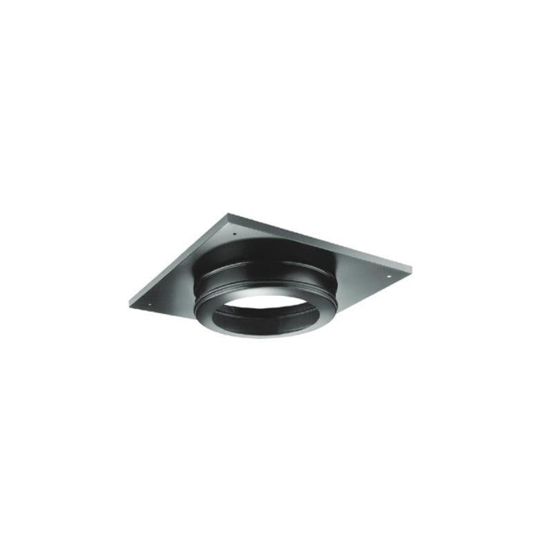 Majestic PelletVent Pro 3" - 4" Black Ceiling Support/Wall Thimble Cover