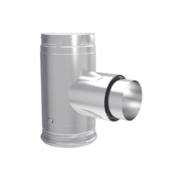 Majestic PelletVent Pro 3" - 4" Increaser Adapter Tee With Clean-Out Tee Cap