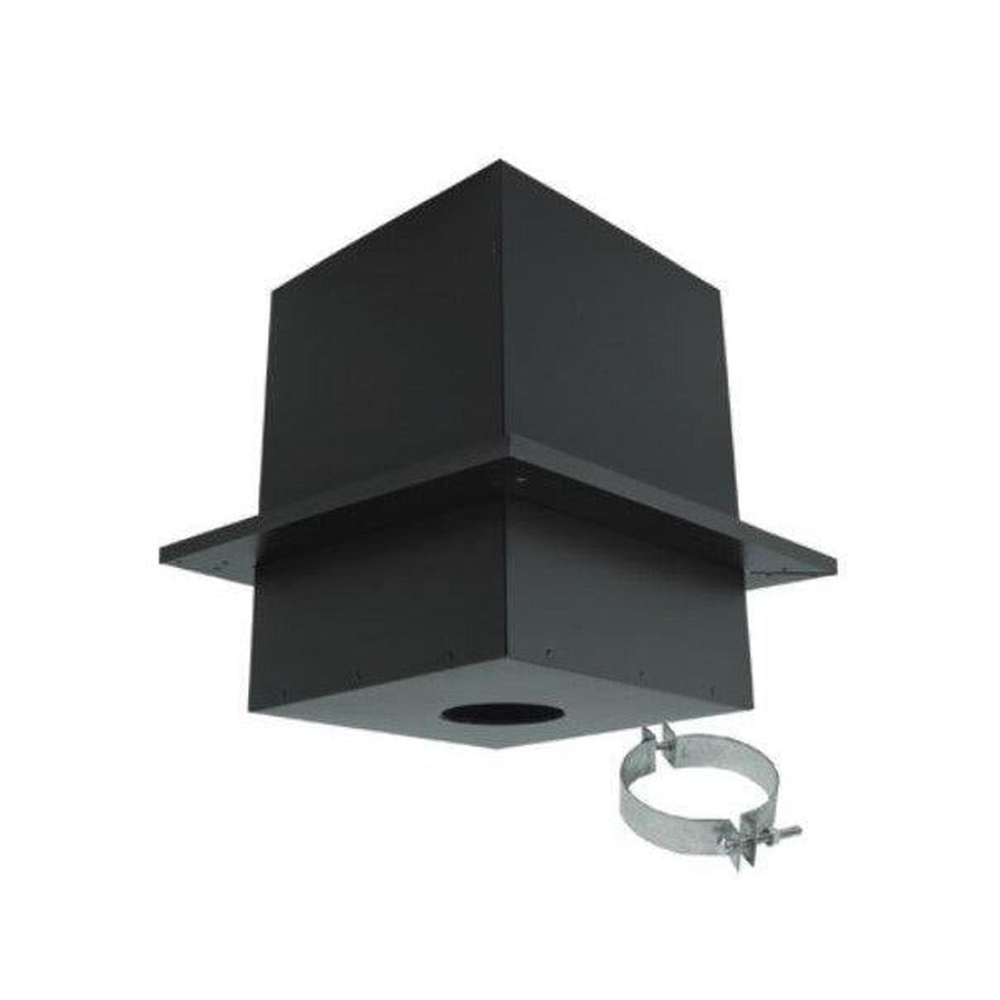 Majestic PelletVent Pro 3" Black Cathedral Ceiling Support Box