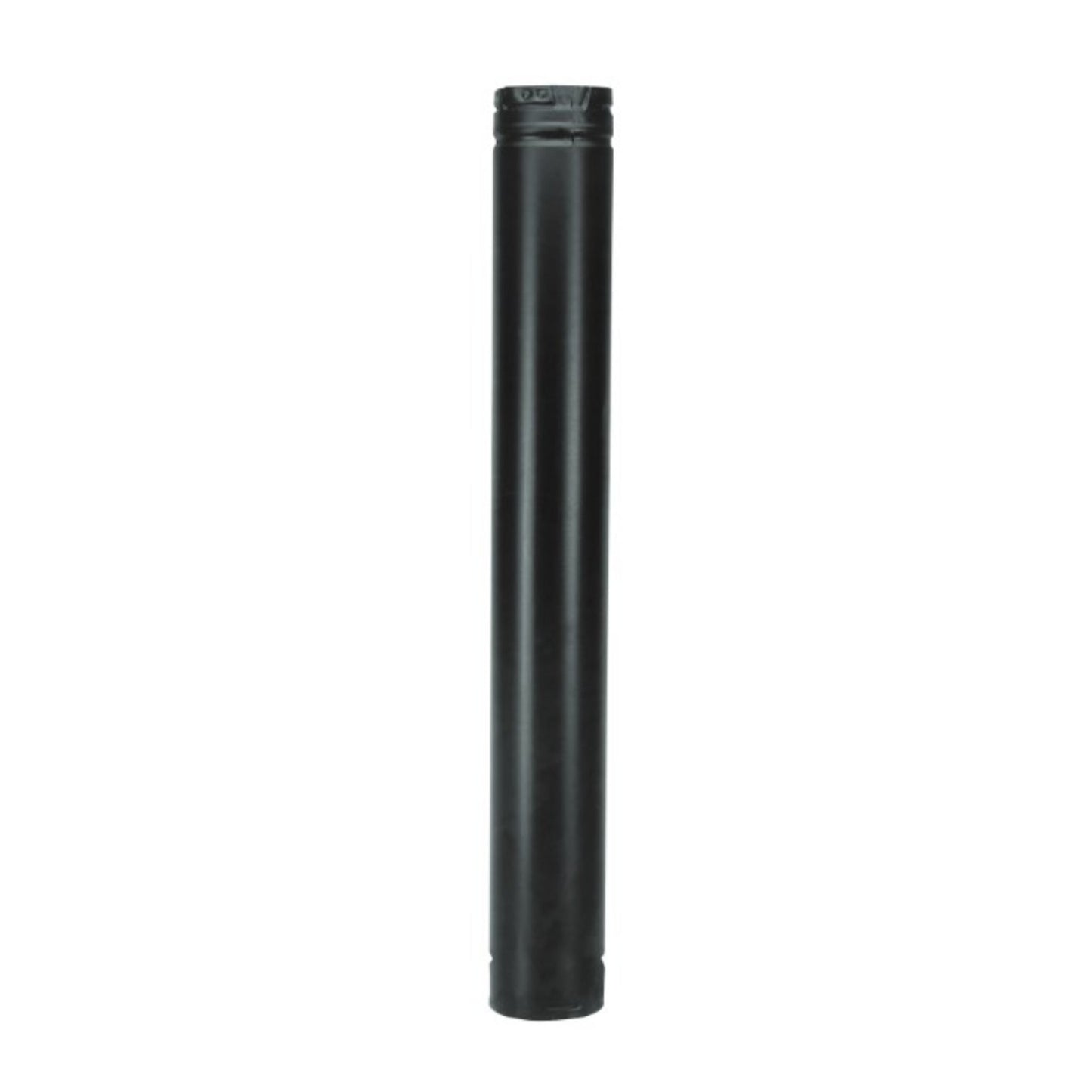 Majestic PelletVent Pro 3" x 6" Black Straight Pipe
