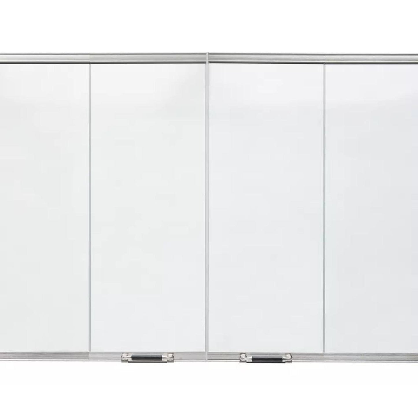 Majestic Stainless Steel Bi-Fold Doors for Cottagewood 50" Wood Burning Fireplace