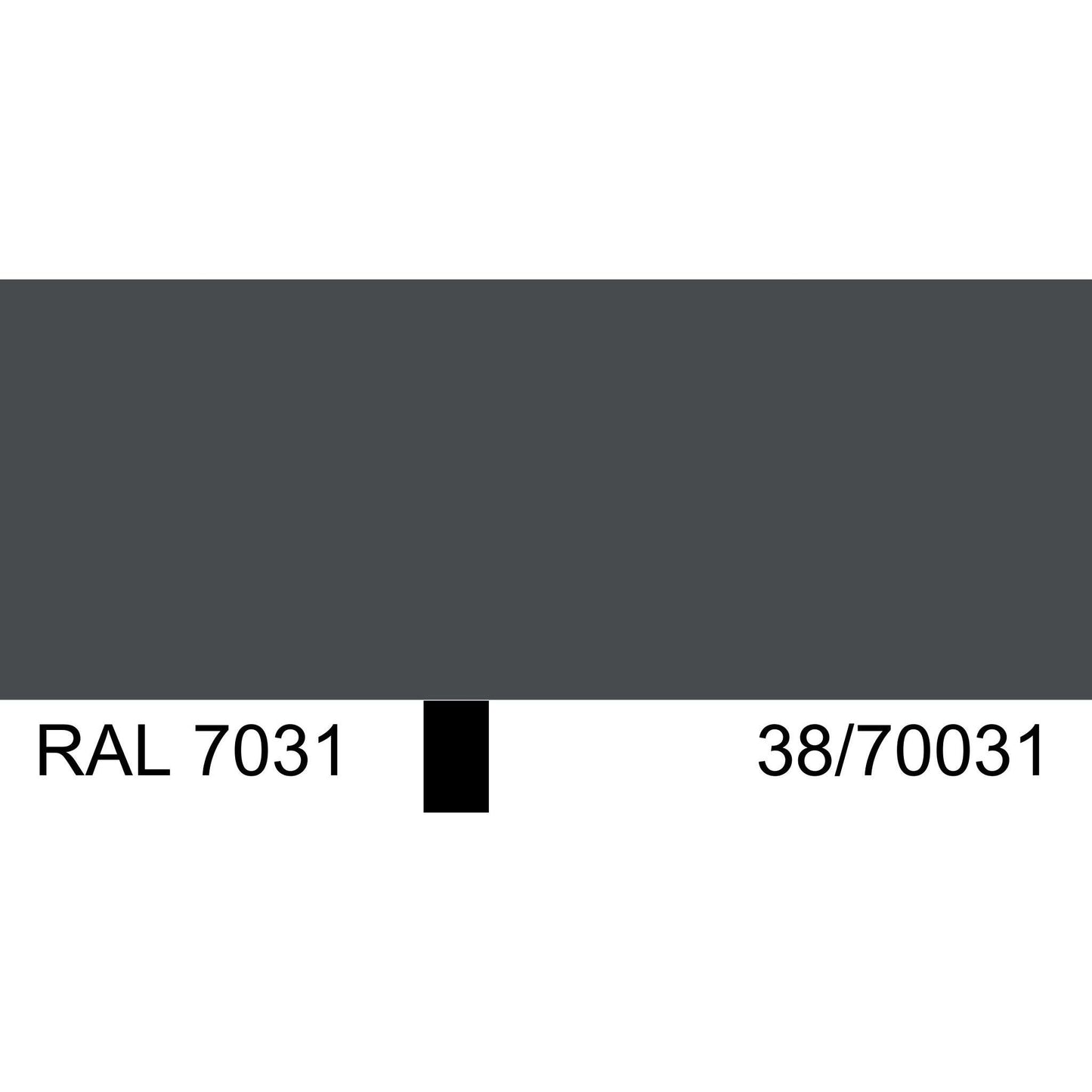 Malm 12" x 7" Mid Section Pipe With RAL 7031 38/70031 Powder Coat Finish