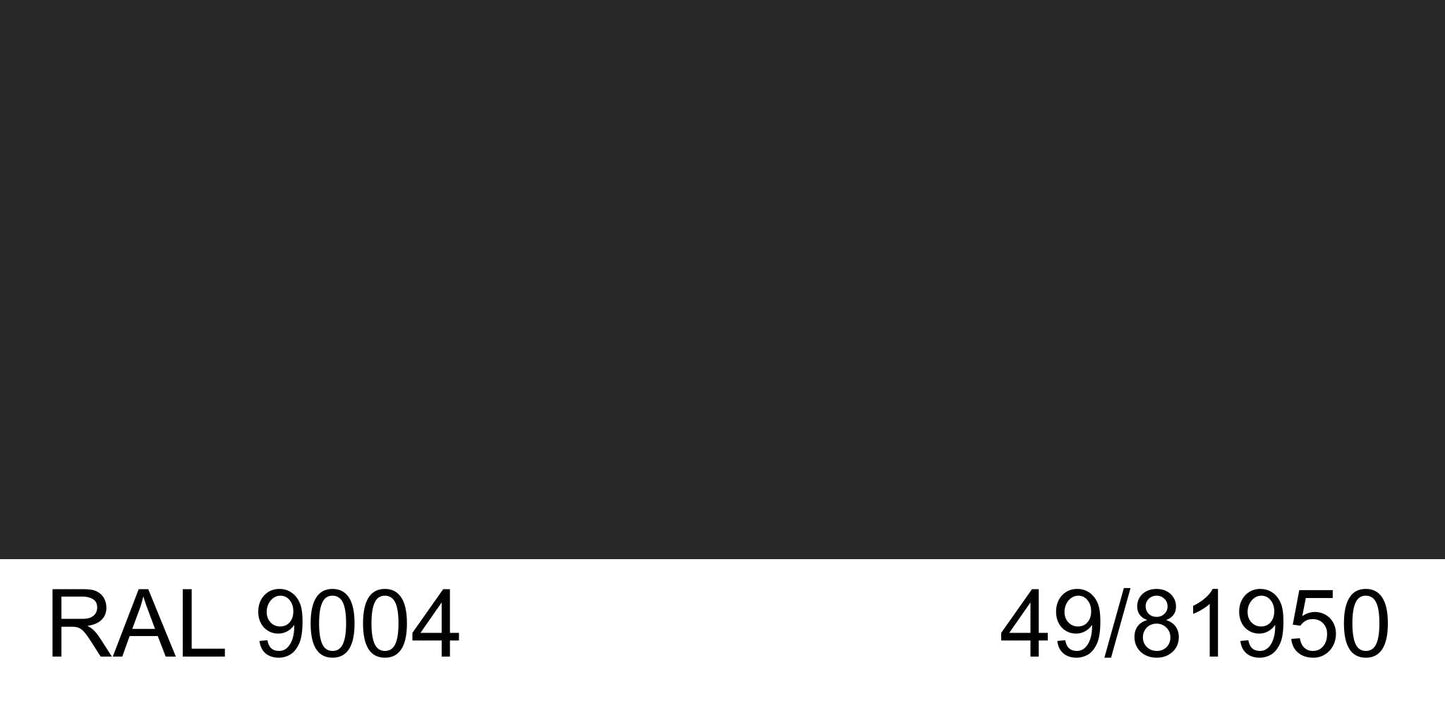 Malm 24" x 8" Damper Section Pipe With RAL 9004 49/81950 Powder Coat Finish