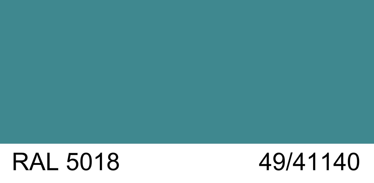 Malm 24" x 9" Damper Section Pipe With RAL 5018 49/41140 Powder Coat Finish