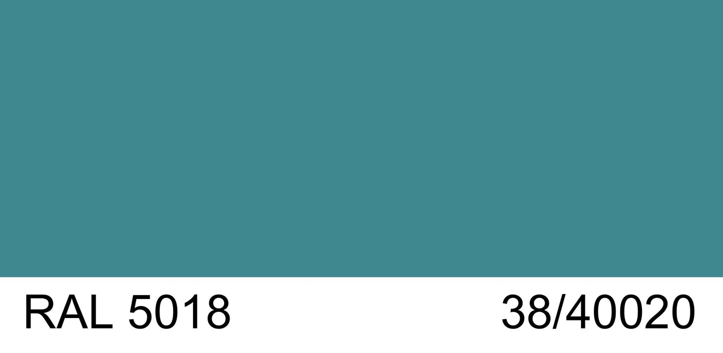 Malm 7" Diameter 45 Degree Elbow With RAL 5018 38/40020 Powder Coat Finish