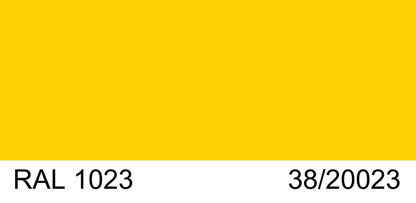 Malm 7" Diameter 90 Degree Elbow With RAL 1023 38/20023 Powder Coat Finish