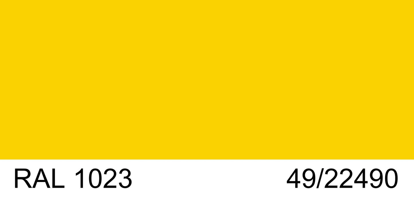 Malm 7" Diameter 90 Degree Elbow With RAL 1023 49/22490 Powder Coat Finish