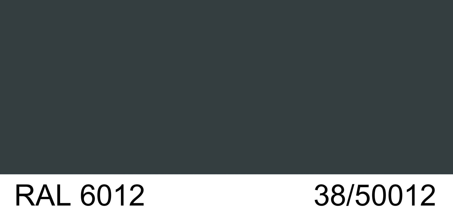 Malm 7" Diameter 90 Degree Elbow With RAL 6012 38/50012 Powder Coat Finish