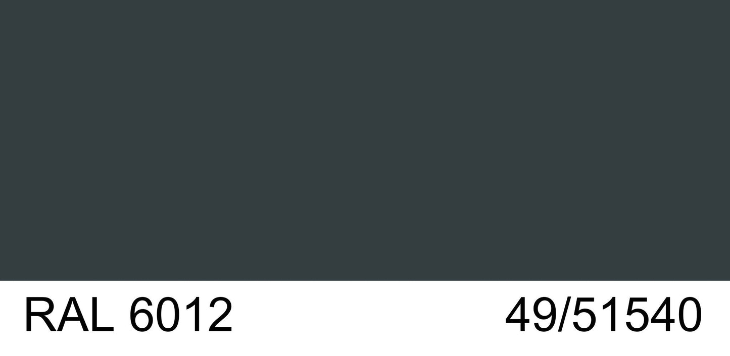 Malm 7" Diameter 90 Degree Elbow With RAL 6012 49/51540 Powder Coat Finish