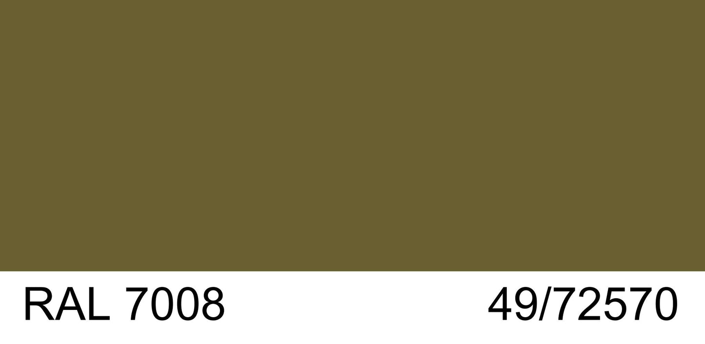 Malm 7" Diameter 90 Degree Elbow With RAL 7008 49/72570 Powder Coat Finish