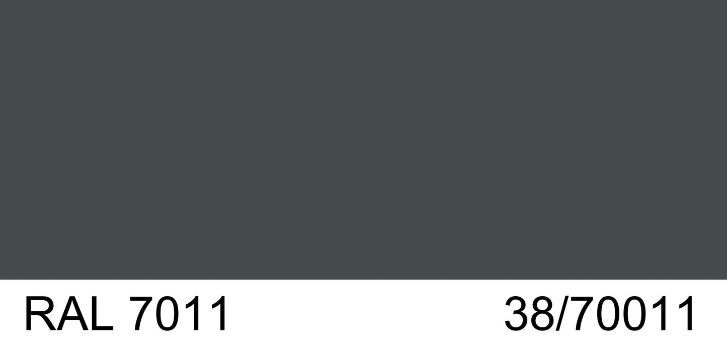 Malm 7" Diameter 90 Degree Elbow With RAL 7011 38/70011 Powder Coat Finish