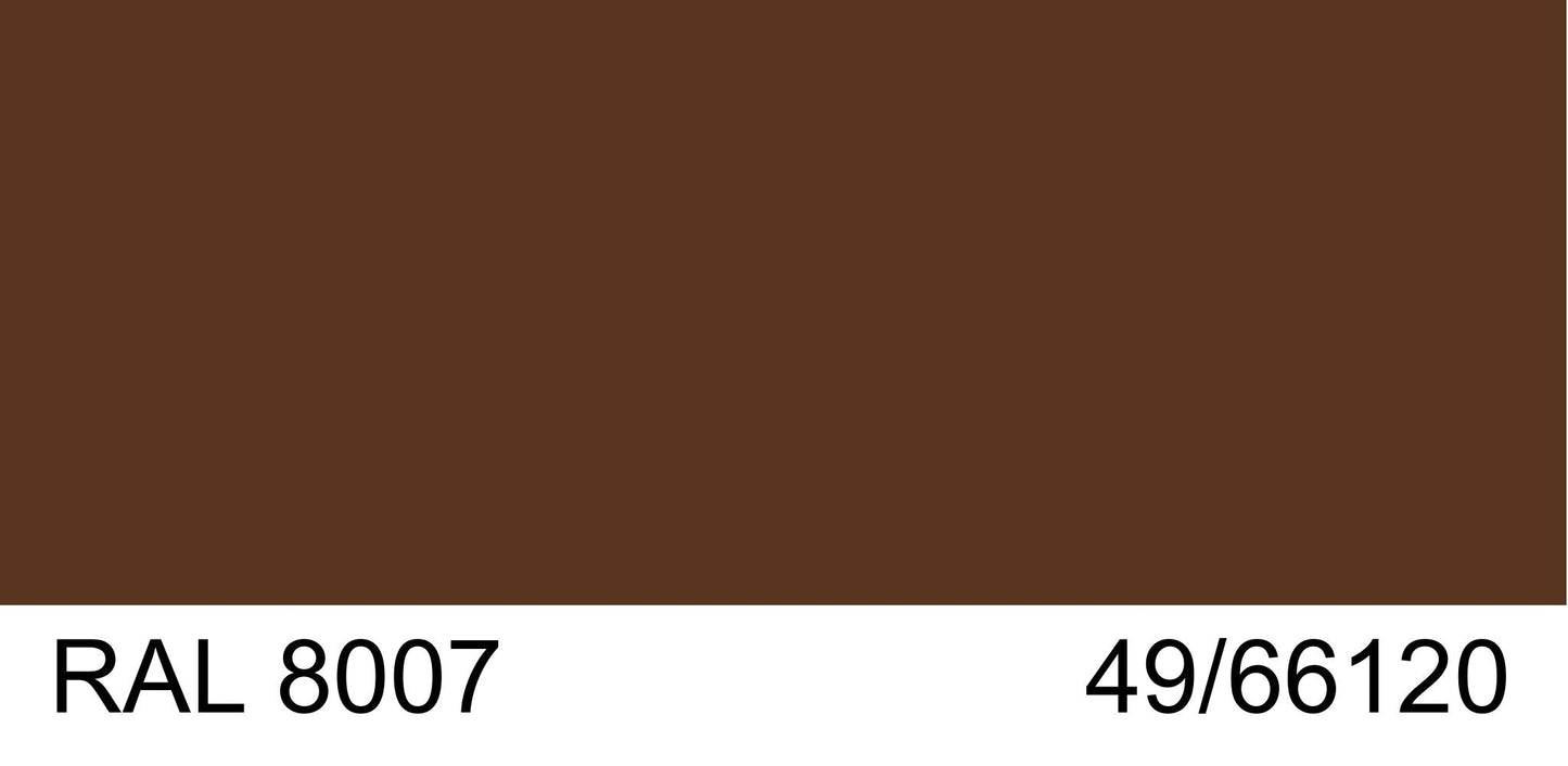 Malm 7" Diameter 90 Degree Elbow With RAL 8007 49/66120 Powder Coat Finish