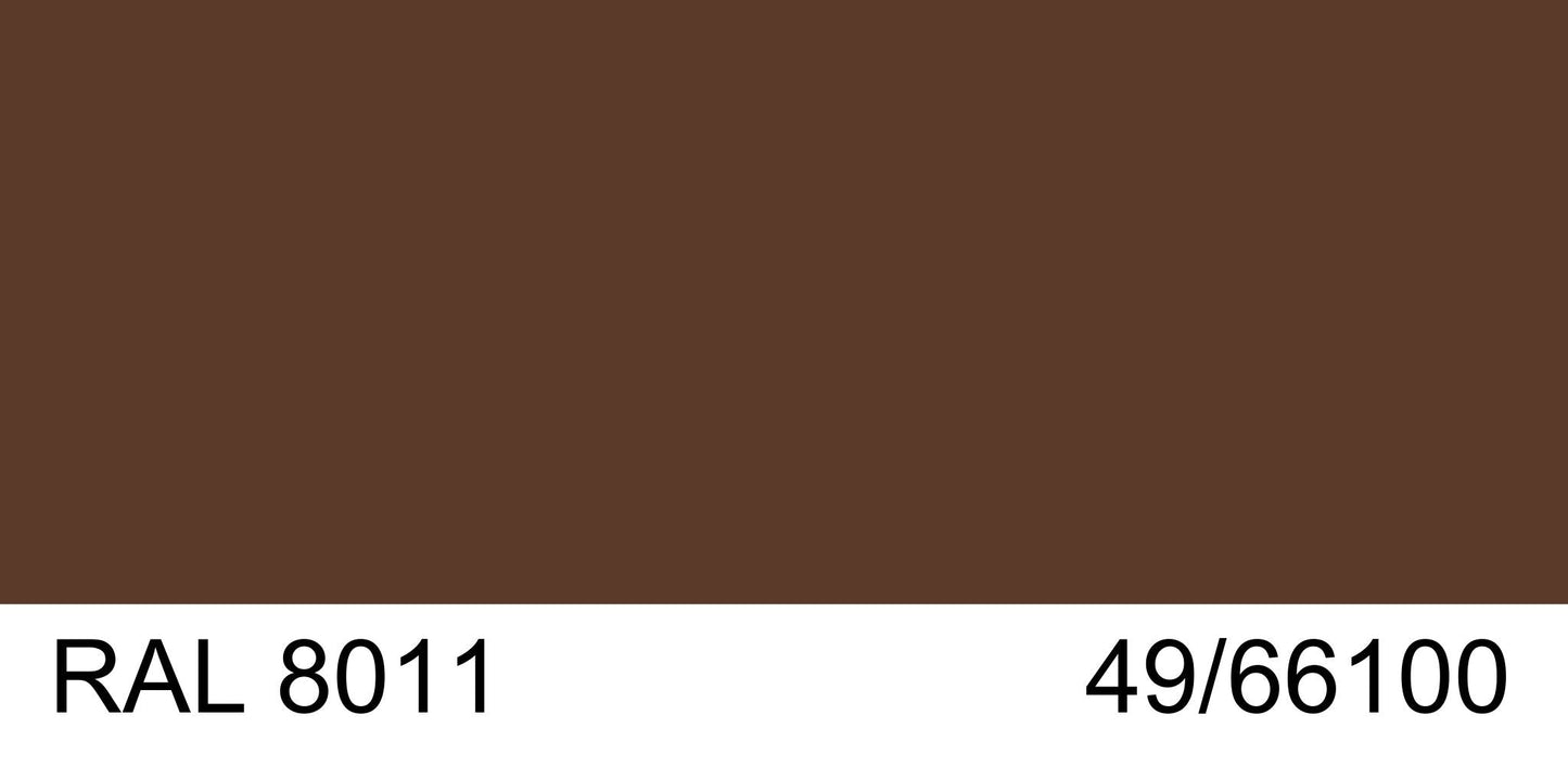 Malm 7" Diameter 90 Degree Elbow With RAL 8011 49/66100 Powder Coat Finish