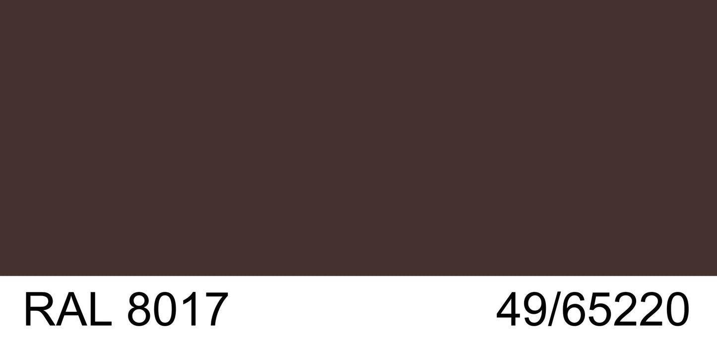 Malm 7" Diameter 90 Degree Elbow With RAL 8017 49/65220 Powder Coat Finish