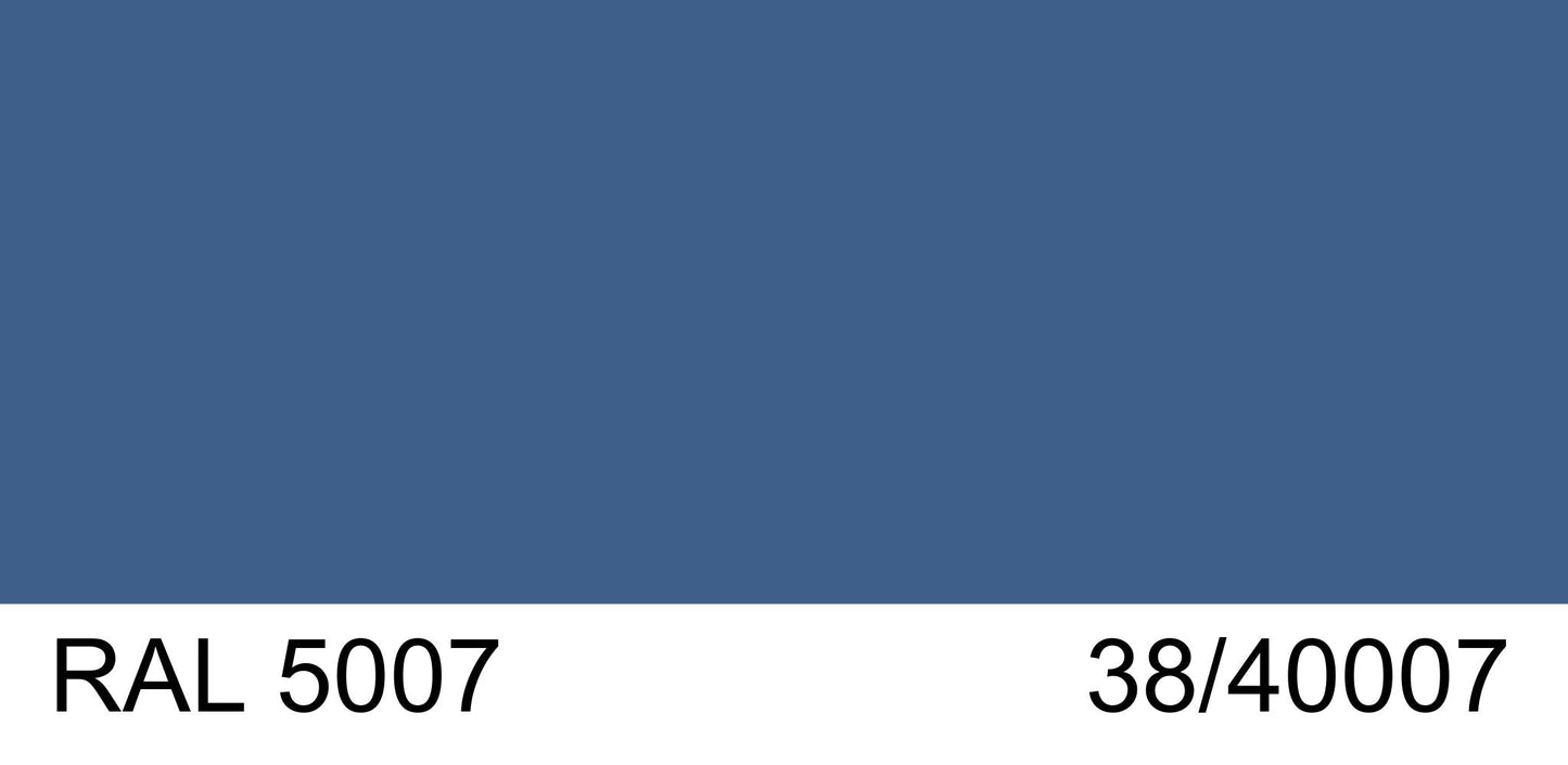 Malm 8" Diameter 90 Degree Elbow With RAL 5007 38/40007 Powder Coat Finish