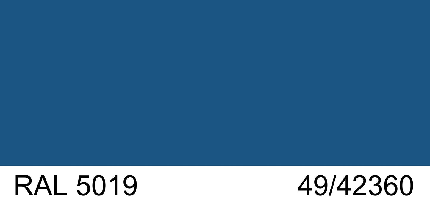 Malm 8" Diameter 90 Degree Elbow With RAL 5019 49/42360 Powder Coat Finish