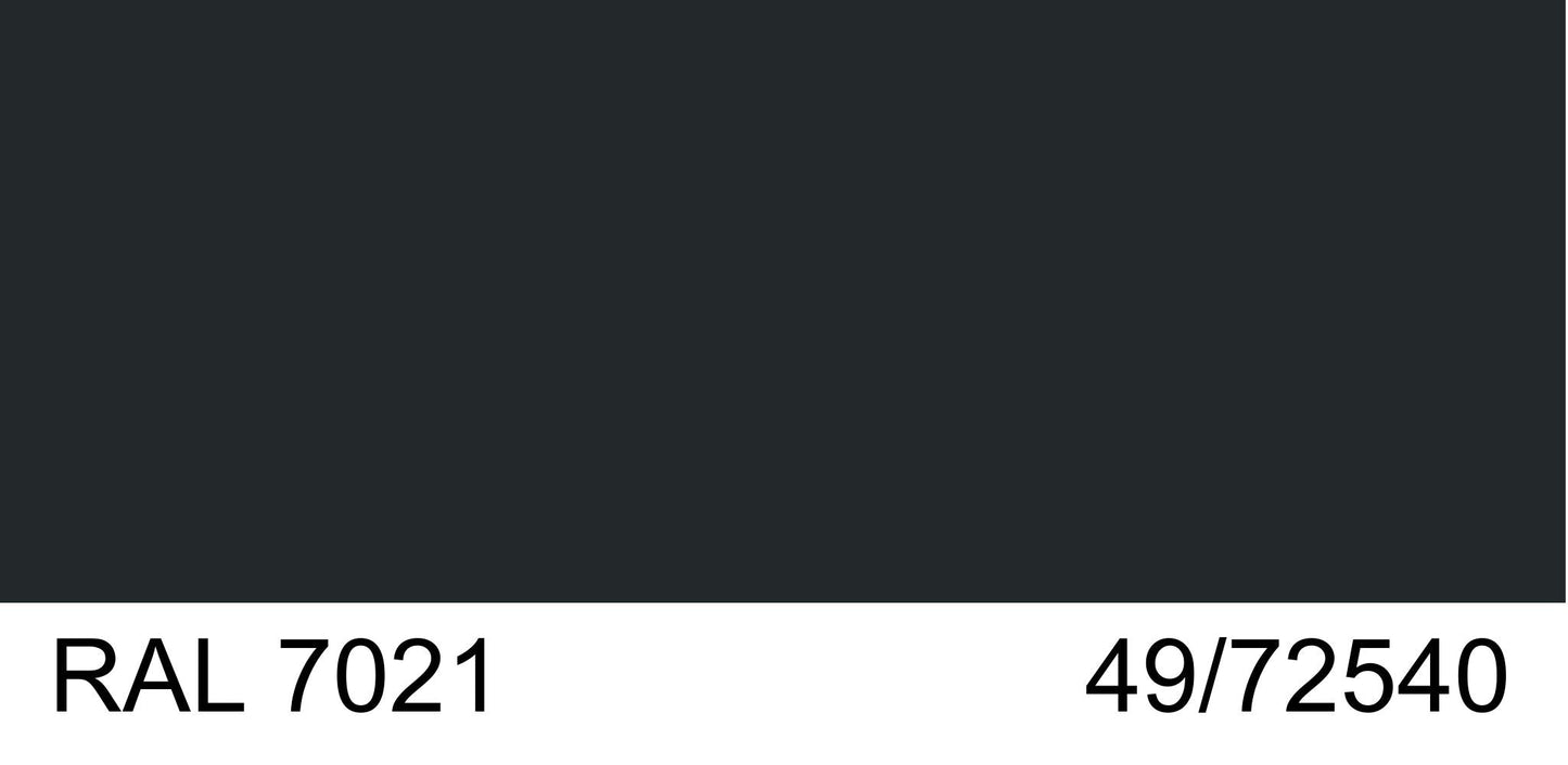 Malm 8" Diameter 90 Degree Elbow With RAL 7021 49/72540 Powder Coat Finish