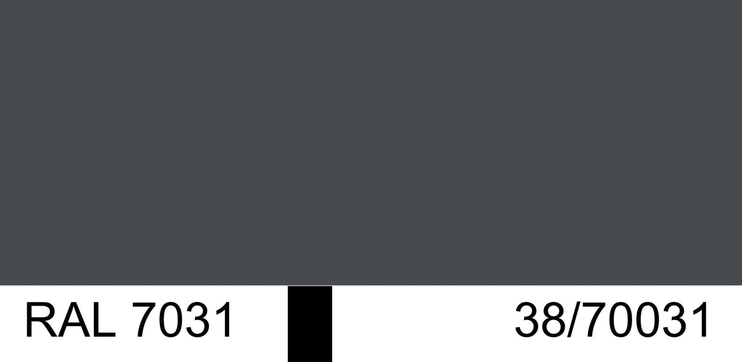 Malm 8" Diameter 90 Degree Elbow With RAL 7031 38/70031 Powder Coat Finish